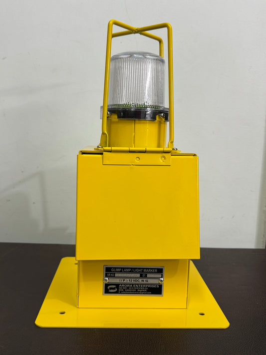 High Intensity Portable Helipad Light / Light Marker with Solar Panel– Six-Colour (R / W / B / G / A + IR)