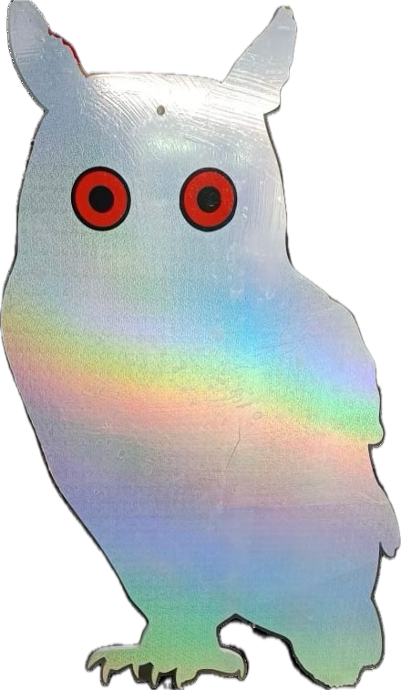 Solar Operated Owl Decoy with Shadow-Casting Night Mode – 24×7 Visual Bird Deterrent for Airfields