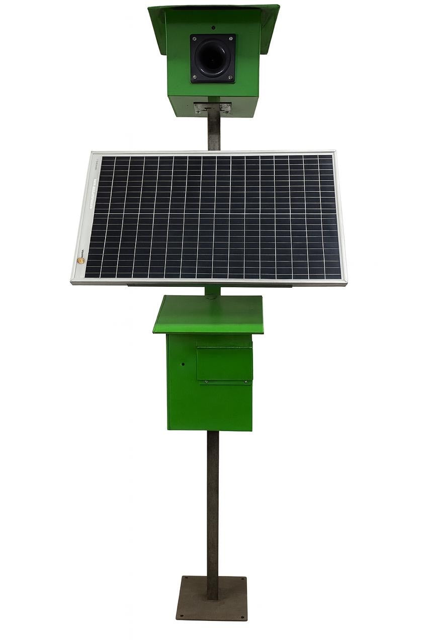 Solar Operated Electronic Bird Expeller for Airport & Airfield Wildlife Control