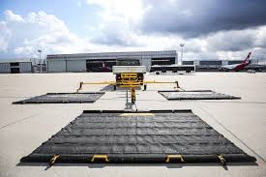 Vehicle Towable FOD Cleaning Runway Mat – Modular System (SOLO / DUPLEX / TRIPLEX)